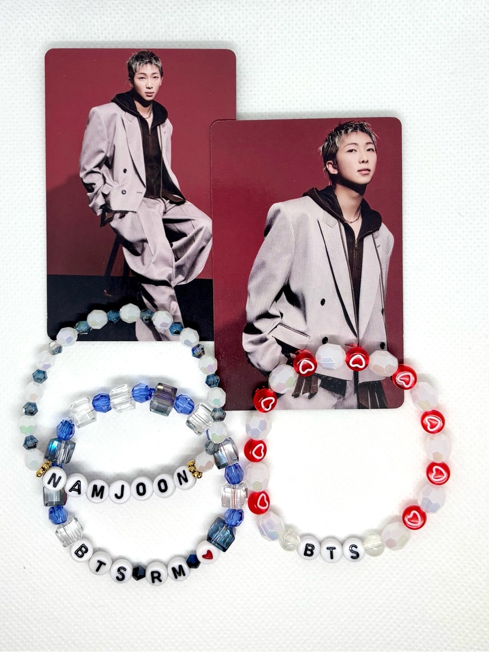 (5pcs) BTS RM NAMJOON BIAS BUNDLE Photocard Bracelet ARIRANG 2026